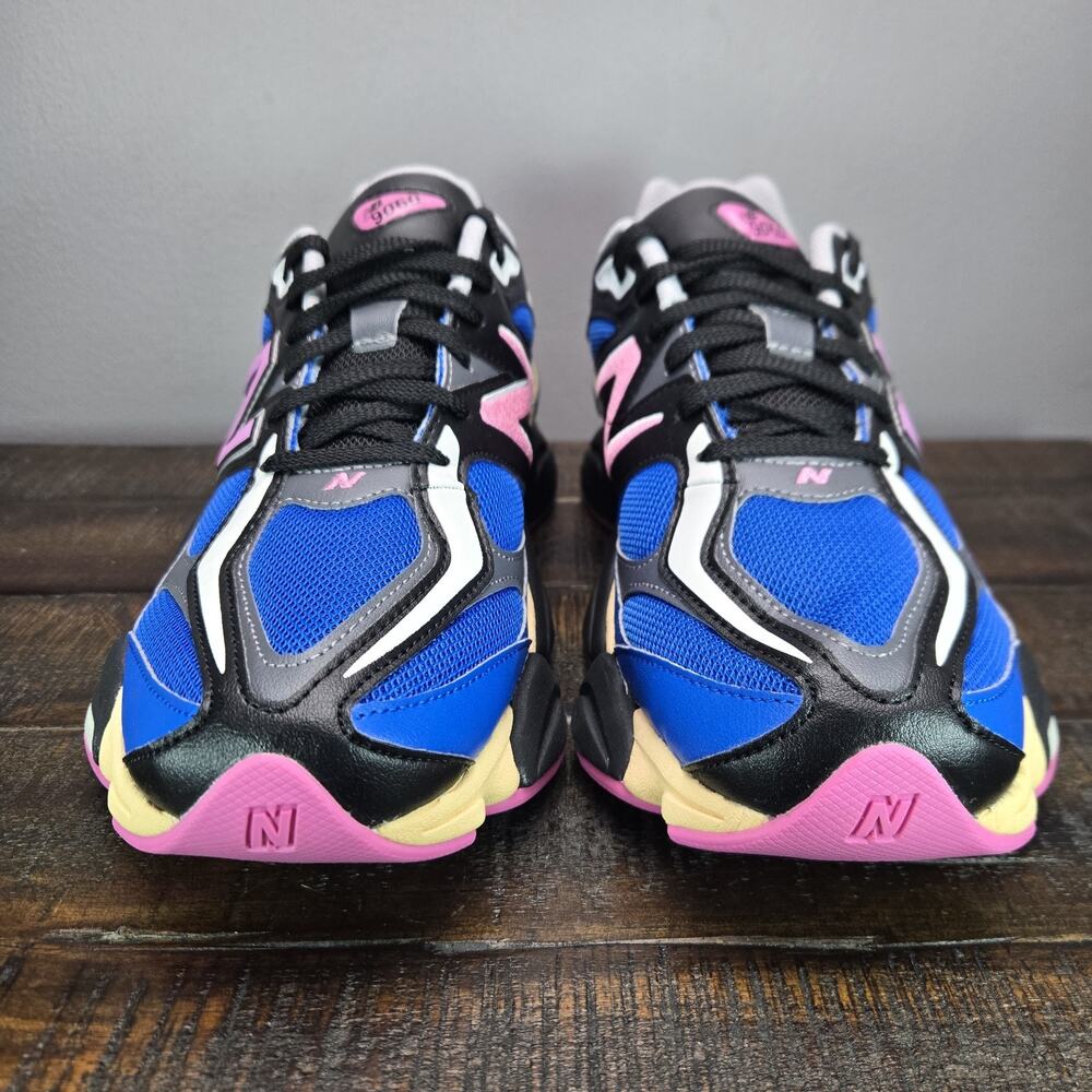 NEW New Balance 9060 Mens Size 10 Running Shoe Blue Oasis Real Pink U9060BPO - Picture 3 of 12